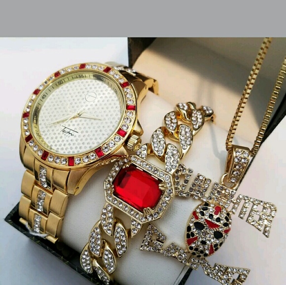 mens hip hop watches